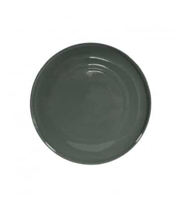 Assiette plate Dune coloris gris