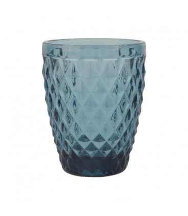 Verre gobelet Diamond Bleu