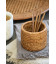 Cylindrical Pot Olivier - rattan honey