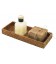 Small rectangular plate Basile - rattan honey